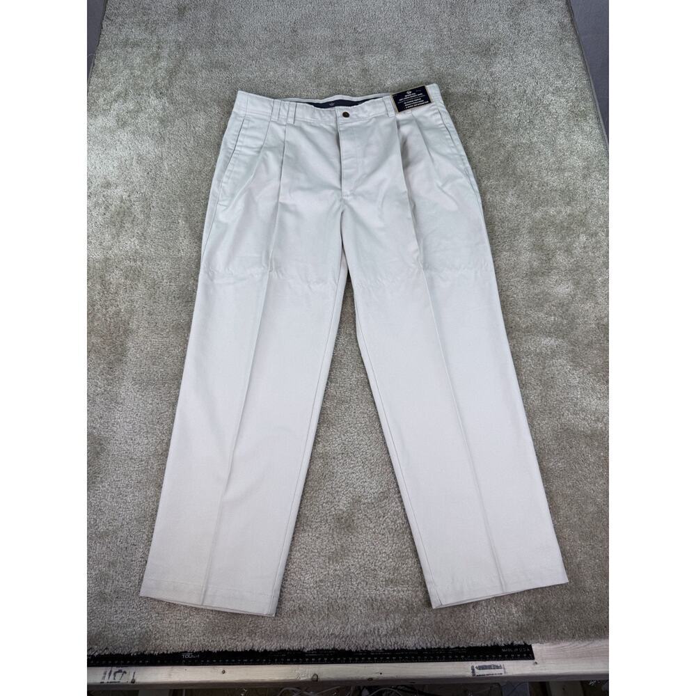 VTG 90s Levis Dockers Wrinkle Free Classic Fit Pleated Khakis Mens 38X30 C151